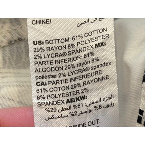 Chico's So Slimming Girlfriend Slim Leg Ankle Jean Tropical Animal/Leopard, 4 - Picture 11 of 15